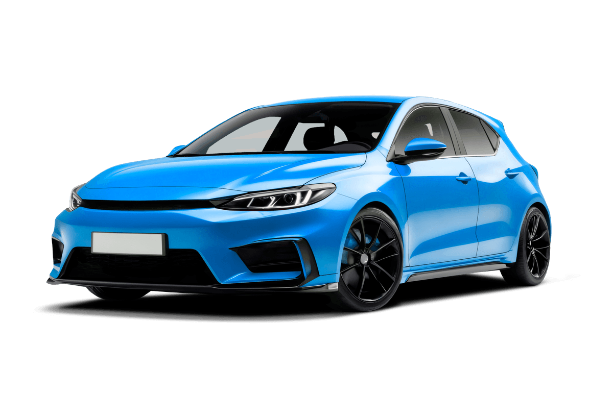Blue luxury SUV